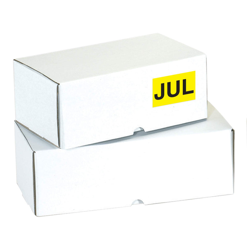 Ship Now Supply SNDL6821 Tape Logic Months of The Year Labels,"JUL", 2" x 3", Fluorescent Yellow (1 Roll of 500 Labels)