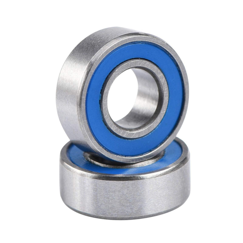 Replacement Precision Ball Bearings, Flanged Ball Bearings, 5x11x4mm Bearing, Mr115-2rs Bearing Steel Double Shielded Deep Groove Ball Bearing for Rail Track Linear Motion System