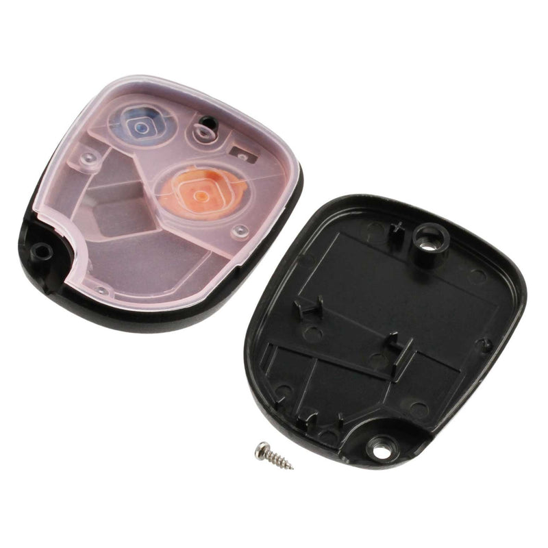 Key Fob Keyless Entry Remote Shell Case & Pad fits Subaru 2003-2006 Baja / 2001-2004 Forester / 2000-2004 Impreza / 1999-2004 Legacy / 2000-2004 Outback A269ZUA111 sub-orange-case