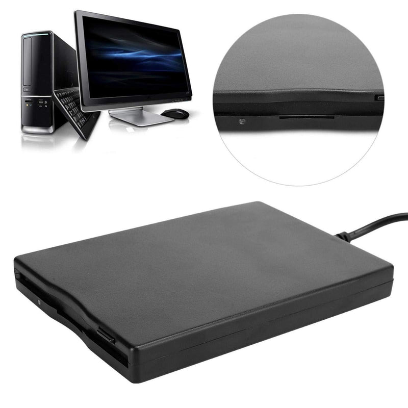 Portable USB Floppy Drive 3.5 Inch Card Reader Computer Accessory USB External Floppy Drive Disk for 10/7 /Vista/Win 8 / XP/ME / 2000 / SE / 98