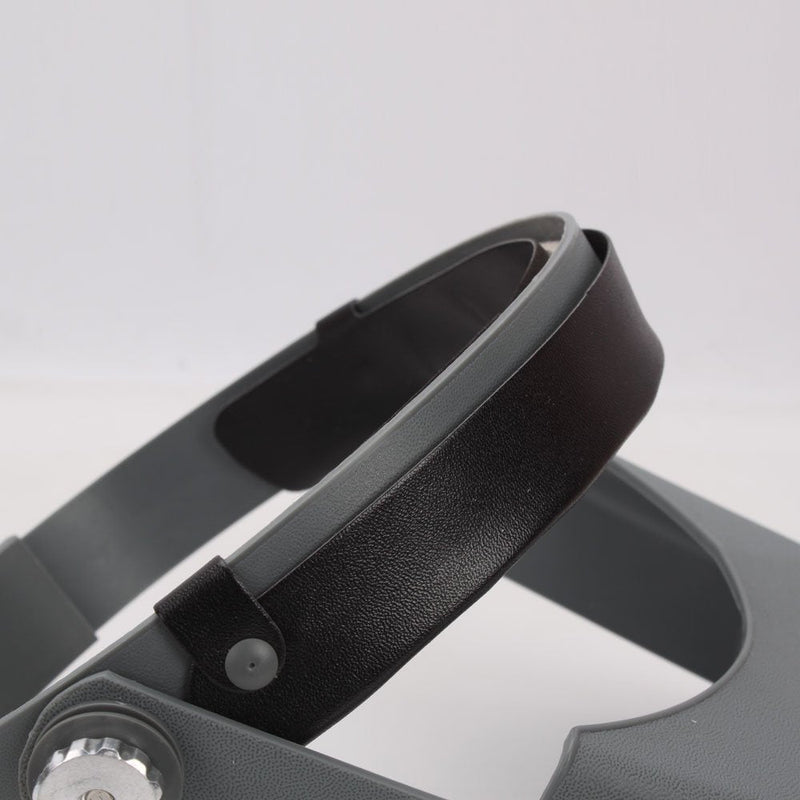 Meximore 1.5X 2X 2.5X 3.5X Double Lens Head-Mounted Headband Reading Magnifying Glasses Magnifier Jeweler Loupe with 4 Lens Jewelry Repair Tool