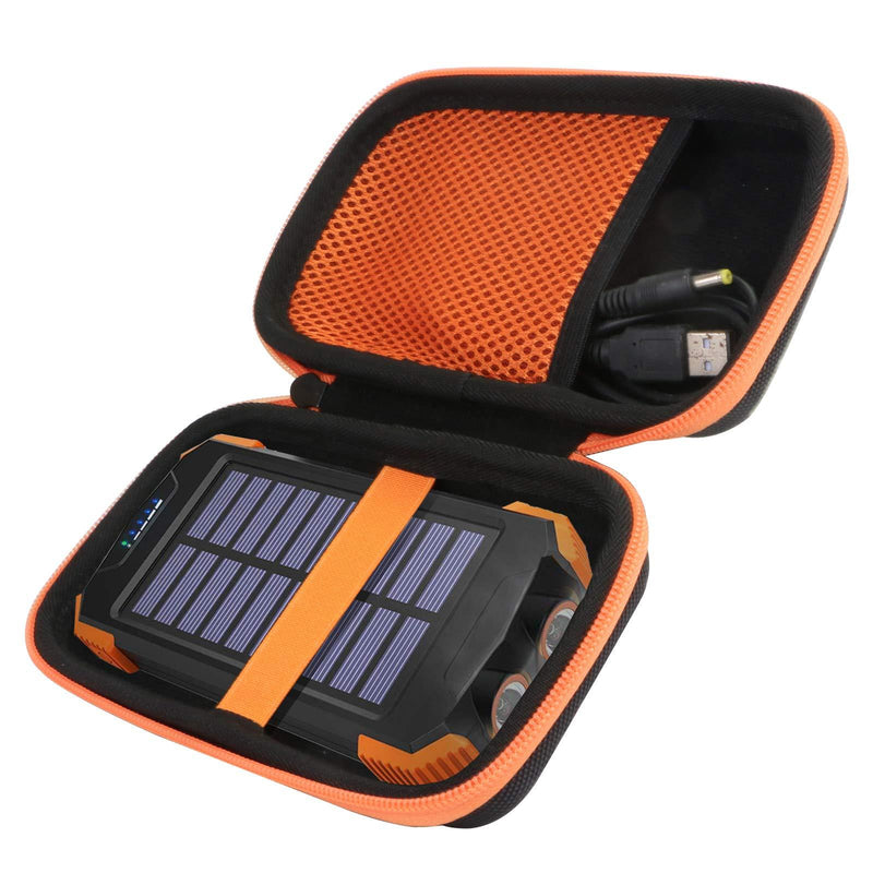 Aenllosi Hard Carrying Case Compatible with Solar Power Bank Qi Charger 10,000mAh