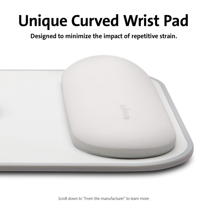 Mousepad with ErgoSoft Wrist Rest for Standard Mouse-Gray (K50437WW)