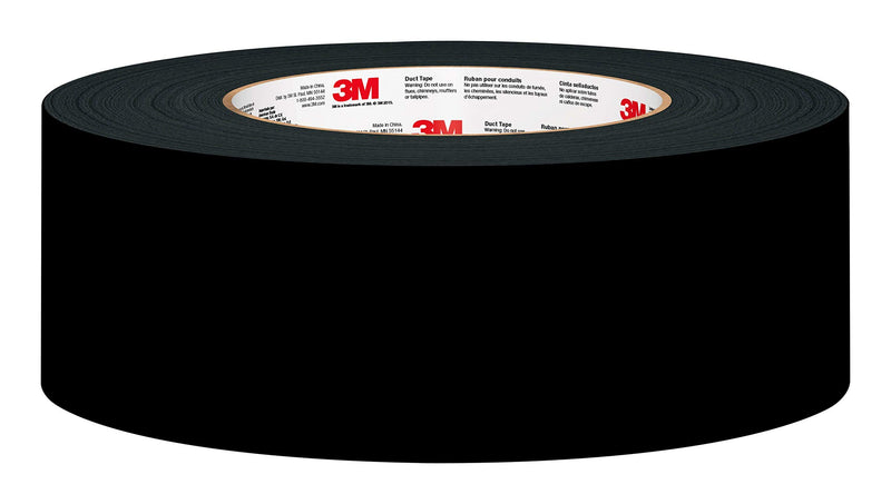 3M Multi-Use Colored Duct Tape Black, 1.88 Inches by 60 yards, 3960-BK, 1 roll