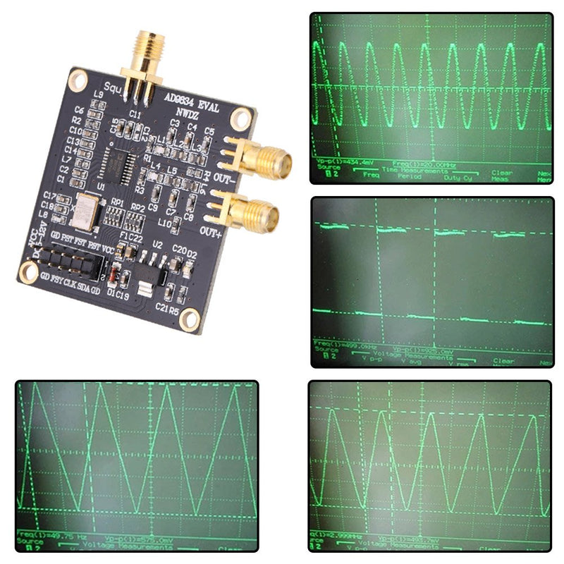 Signal Generator, 1Pcs AD9834 DDS Signal Generator Module Sine/Triangle/Square Wave Generator