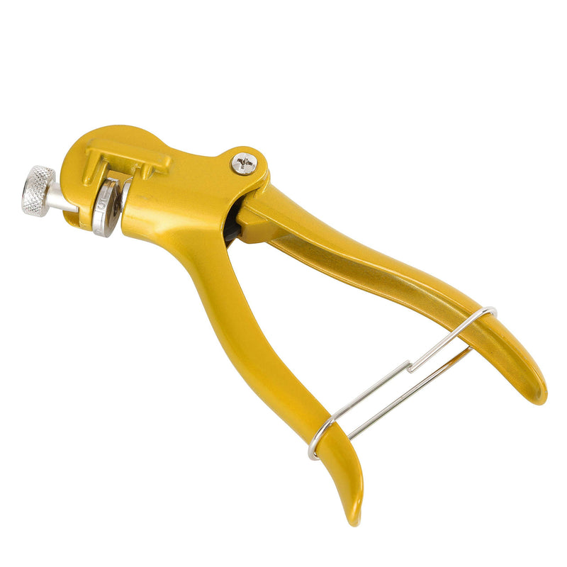 GreatNeck SS7 Saw Set Tool | Adjust Saw Blades for Peak Performance | Saw Set Tool Helps Get the Most from Saw Blades & Their Replacements | Simple Dial for Choosing Anvil Settings | Gold 1-Pack
