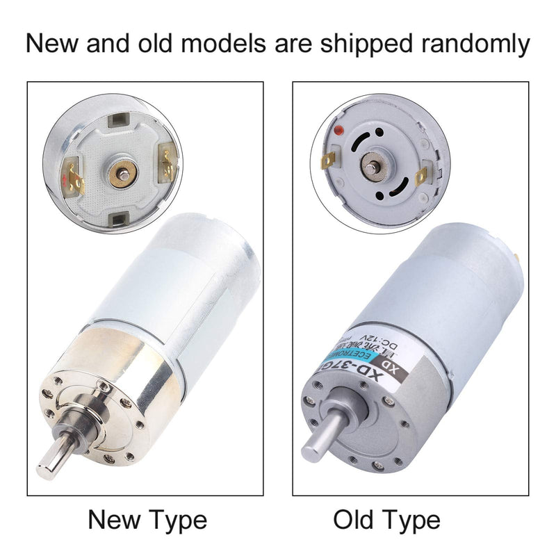 12V 15W DC Motor Gear Motor 37GB555 500RPM Large Torsion Power Tool for Window Opener Curtain Machine