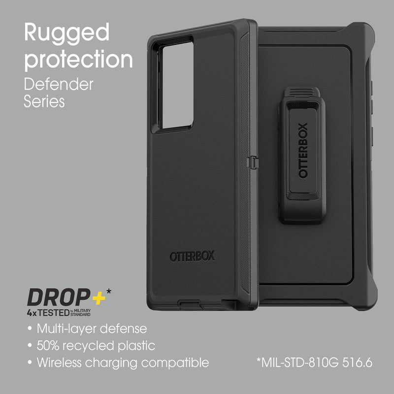 OTTERBOX Defender Series SCREENLESS Edition Case for Galaxy S22 Ultra - Happy Purple