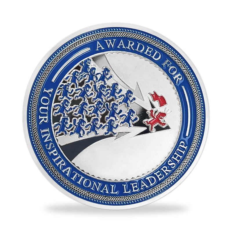 5Pcs Leadership Coins Set Appreciation Award Gift for Employee-Inspirational Coin Bulk Gifts for Coworker Staff Student
