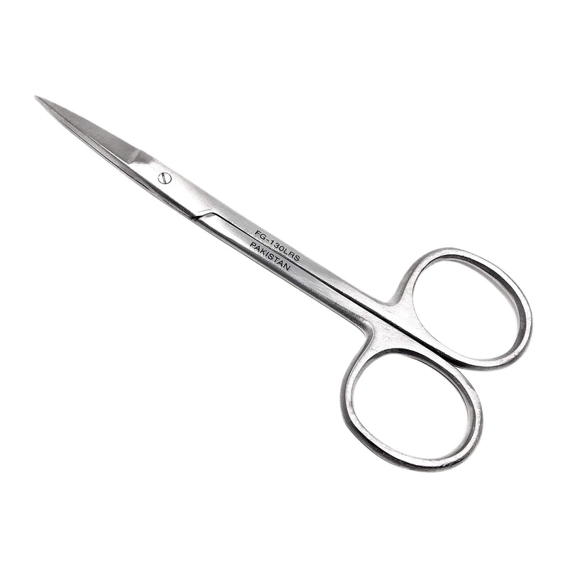 Cynamed Iris Micro Dissecting Precision Lab Scissors, Fine Point Straight - Perfect for Doctors, Nurses, EMS, Students, Education & Training and More (Pack of 3)