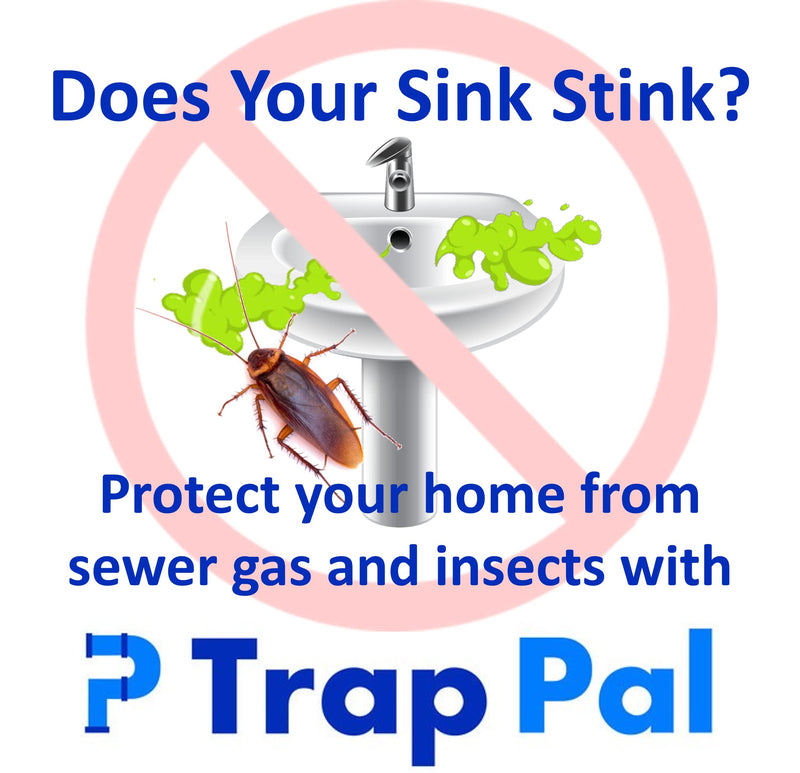 P Trap Pal Sink Check Valve to Prevent Sewer Odor and Insect Invasion from a Dry P-Trap