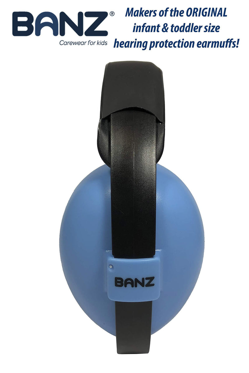 Baby BANZ Earmuffs Infant Hearing Protection â€“ Ages 0-2+ Years â€“ Industry Leading Noise Reduction Rating â€“ Soft & Comfortable â€“ Baby Ear Protection Blue