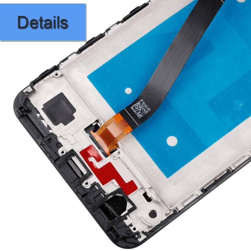 New LCD Display Compatible with Huawei Mate SE/Honor 7X BND-AL10 L21 L24 TL10 (Huawei Logo) Assembly digitizer Black Display with Frame+ Tools