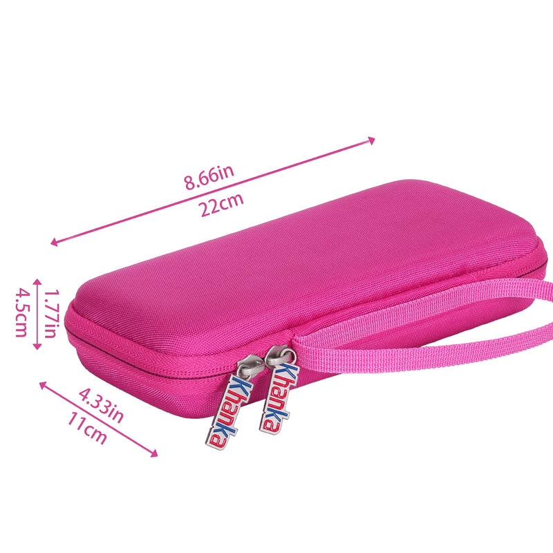 Khanka Hard Travel Case Replacement for Texas Instruments TI-83 Plus/TI-84 Plus/TI-84 Plus CE Color Graphing Calculator, Case Only (Positively Pink) Pink 2