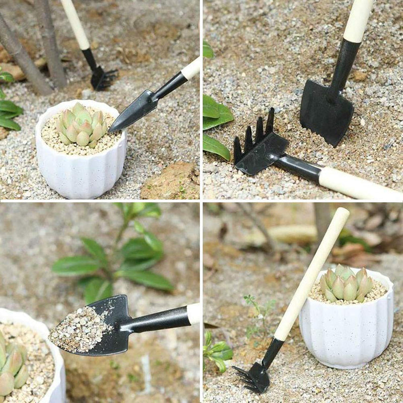 SONGZIMING 15 Pcs Succulent Plant Tools Set, Mini Garden Planting Watering Tool Kit for Succulent Miniature Gardening Plant Care 15Pcs