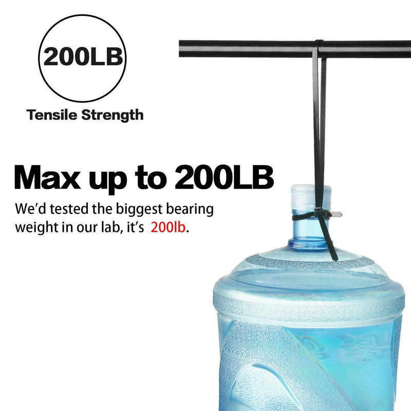 Large Zip Ties Heavy Duty Big Cable Ties Extra Long Tie Wraps Black 26 Inch 60 Pieces