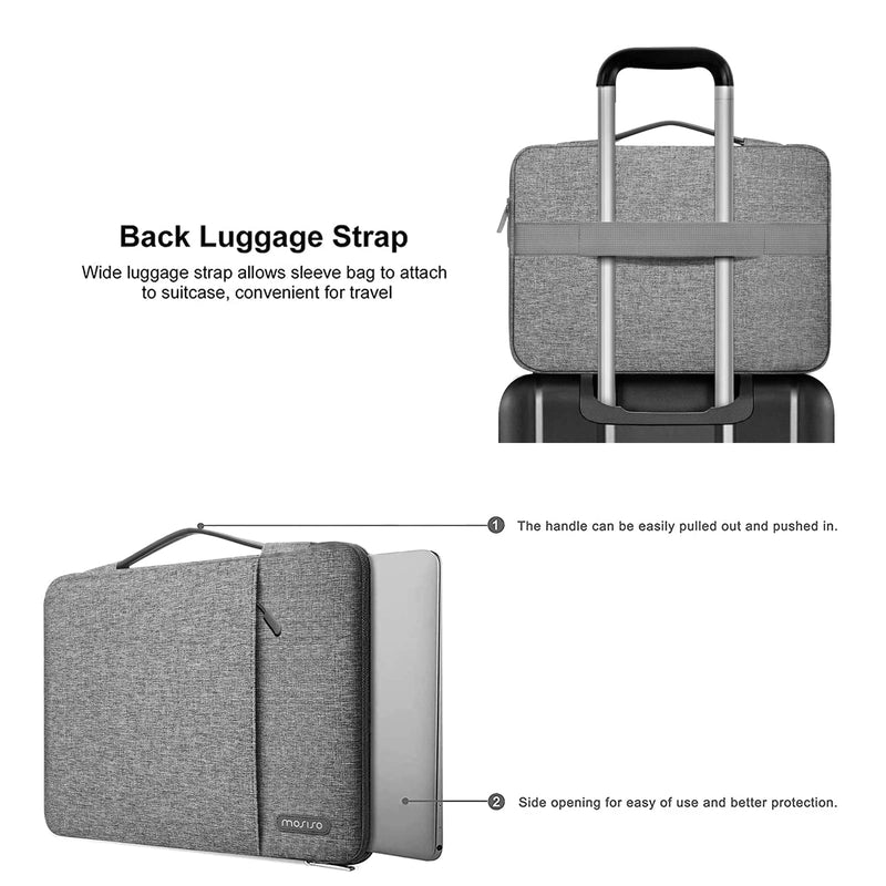 MOSISO Compatible with MacBook Pro 14 inch Case 2021 A2442 M1, 360 Protective Vertical Sleeve Bag with Small Case&Belt&Plastic Hard Shell&Keyboard Skin&Screen Protector&Storage Bag,Transparent&Gray