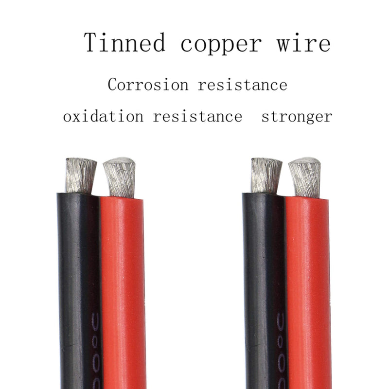 EC5 Female Banana Connector with 10awg Silicone Wire 18cm (Pack of 2)