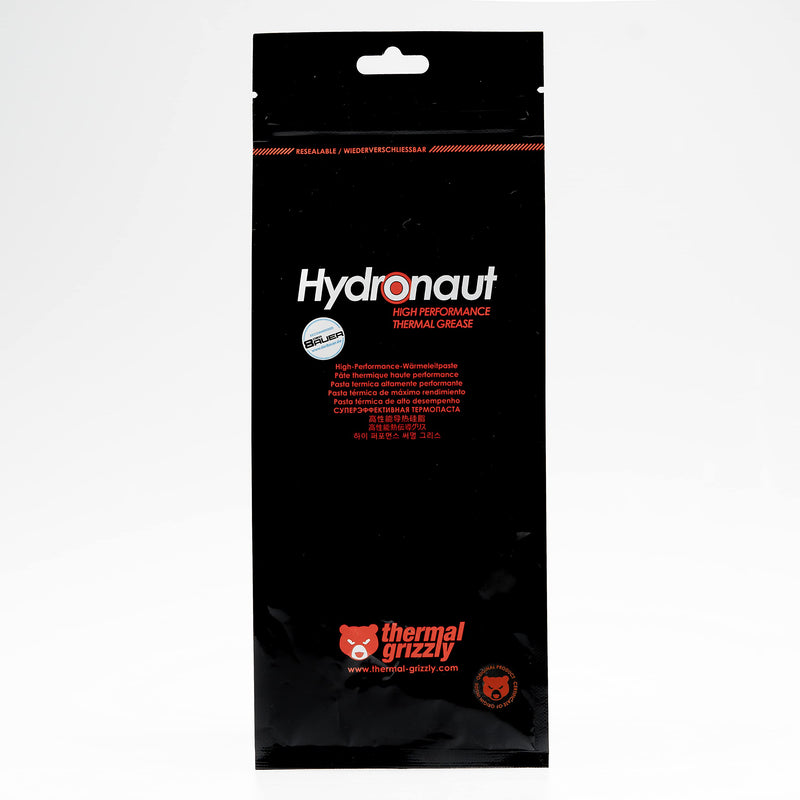 Thermal Grizzly Hydronaut - Conductive, High Performance Thermal Paste - Extensive for air Cooling Systems, Water Cooling, for All heatsinks CPU and GPU (26 Gram / 10 ml) 26 Gram / 10 ml