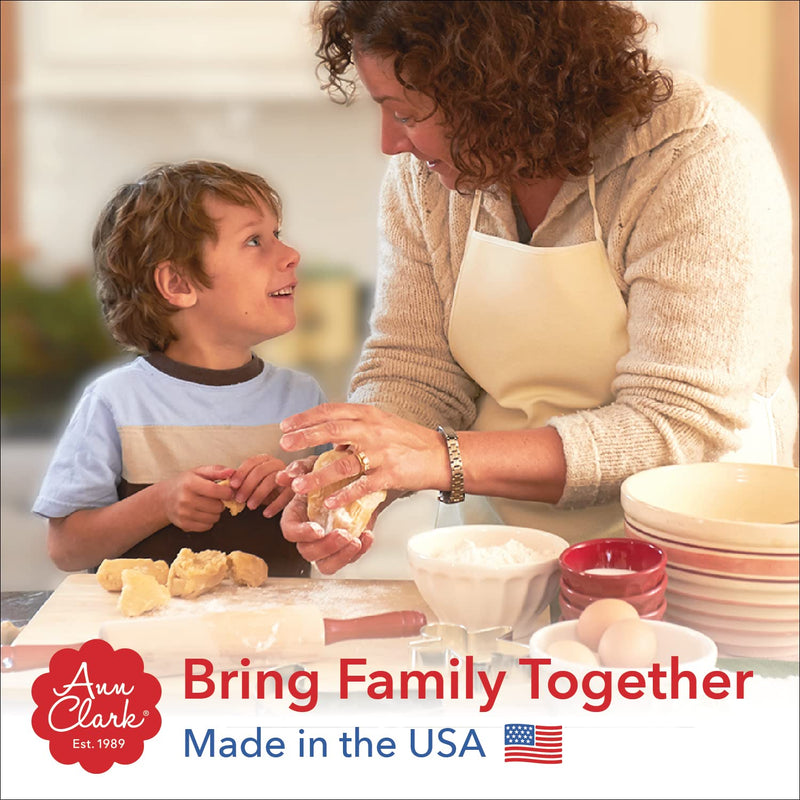 Ann Clark Cookie Cutters 5-Piece Candy and Sweets Cookie Cutter Set with Recipe Booklet, Candy, Cupcake, Ice Cream Cone, Cake, Ice Cream Sundae