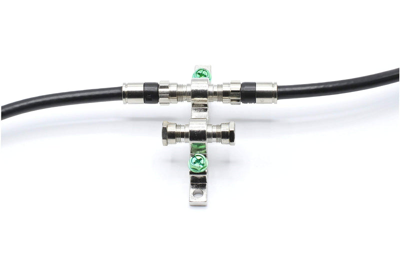 50' Feet, White RG6 Coaxial Cable (Coax Cable) with Connectors, F81 / RF, Digital Coax - AV, Cable TV, Antenna, and Satellite, CL2 Rated, 50 Foot