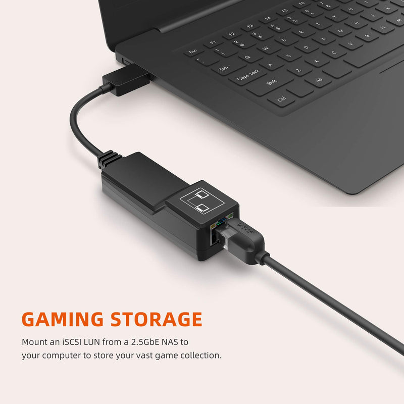 DriverGenius CUG025 | 2.5G USB Ethernet Adapter, USB 3.0 Type A to 2.5 Gigabit Network RJ45 LAN Adapter for Desktop PC- Win & Mac