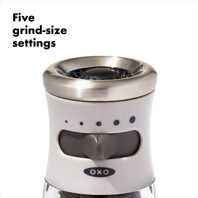 OXO Good Grips Contoured Mess-Free Pepper Grinder Gray