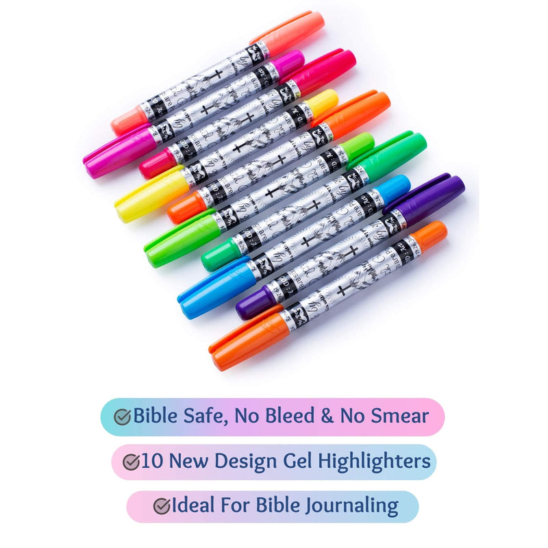 Mr. Pen- Bible Highlighters, 10 Pack, Bible Gel Highlighter, Gel Highlighters, Bible Highlighters No Bleed, Bible Markers, No Bleed Highlighters, Bible Highlighter No Bleed Through, Christmas Gifts