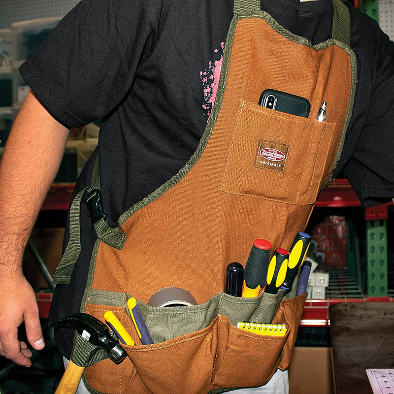 Bucket Boss Duckwear SuperBib Work Apron in Brown, 80200
