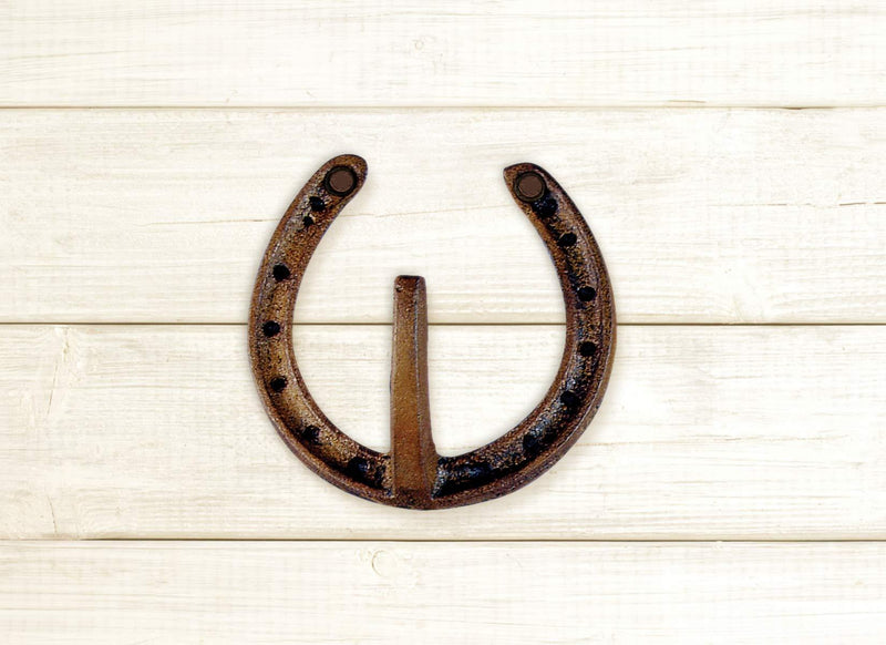 Sunset Vista Designs Cast Iron Antiquities Collection Hook - Horse Shoe
