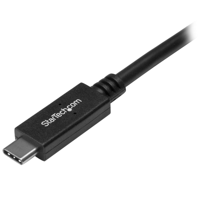 StarTech.com USB to USB C Cable - 3 ft / 1m - 10 Gbps - USB-C to USB-A - USB 2.0 Cable - USB Type C (USB31AC1M),Black USB 3.1 - C to A