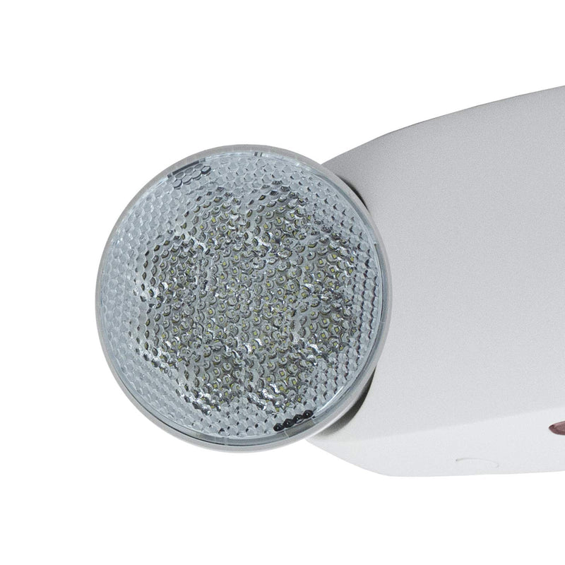 LFI Lights - UL Certified - Hardwired LED Compact Emergency Light - High Output Round Head - ELMW2