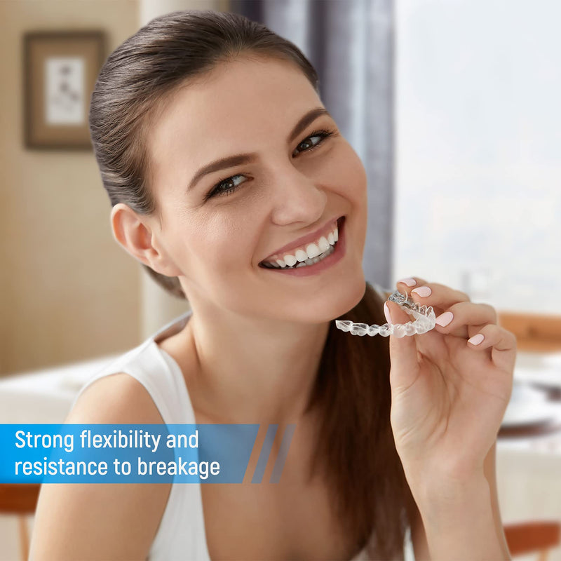 10Sheets 2.0MM Dental Soft Splint, Thermoforming Materials for Vacuum Forming Machine 5'' x 5''