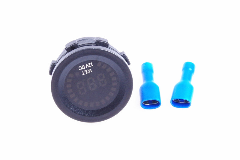 KNACRO 12V Color LED DC Digital Display Voltmeter Panel Waterproof Tester Volt Gauge for Car Motorcycle Truck Boat Marine