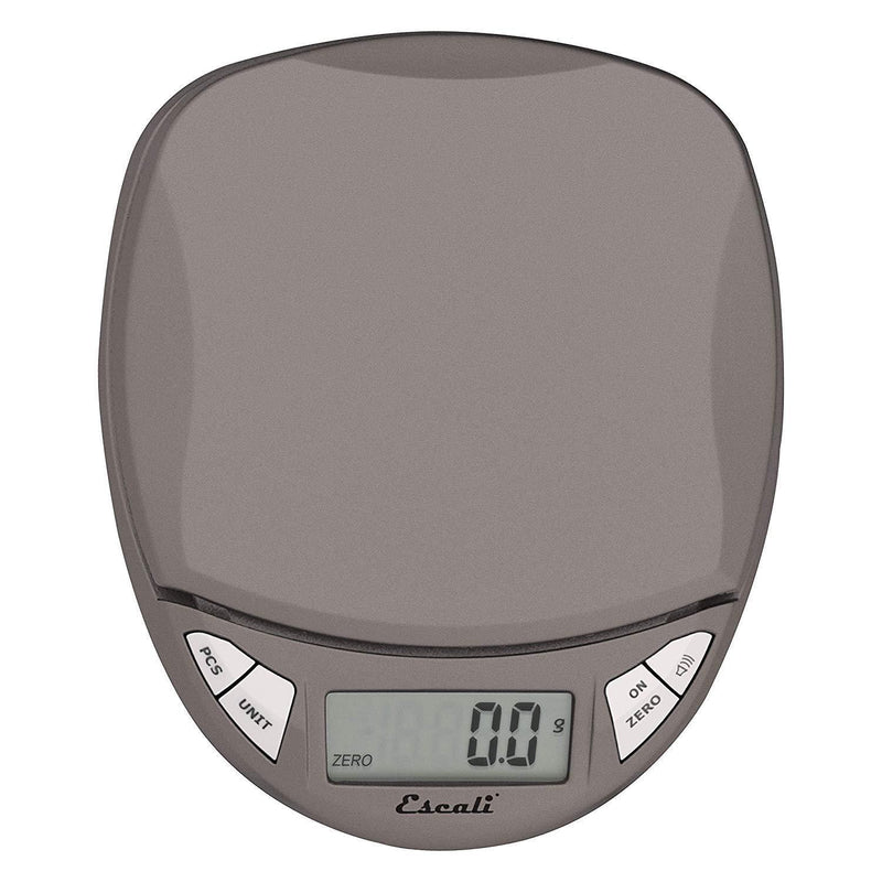 Escali Pico PR500S Precision Kitchen Food Scale for Baking and Cooking, Lightweight and Durable Design, LCD Digital Display, Lifetime ltd. Warranty, Metallic