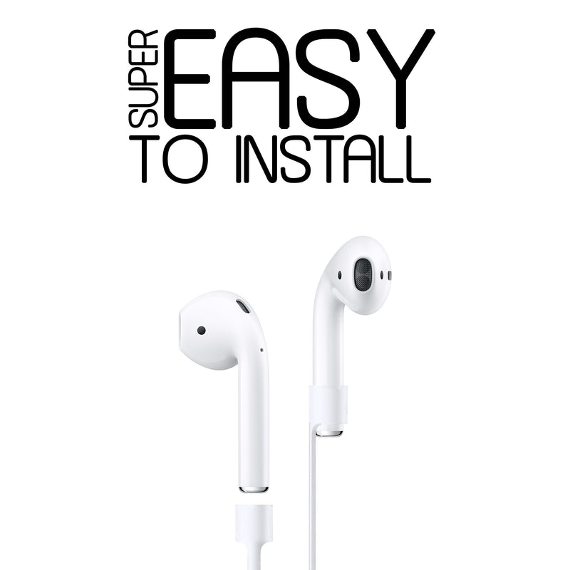 innoGadgets Strap for Apple AirPods | Smart Accessory â€“ Never Lose Your AirPod | Connector Wire Cable Cord for AirPods | White - 22 inches Strap for AirPods