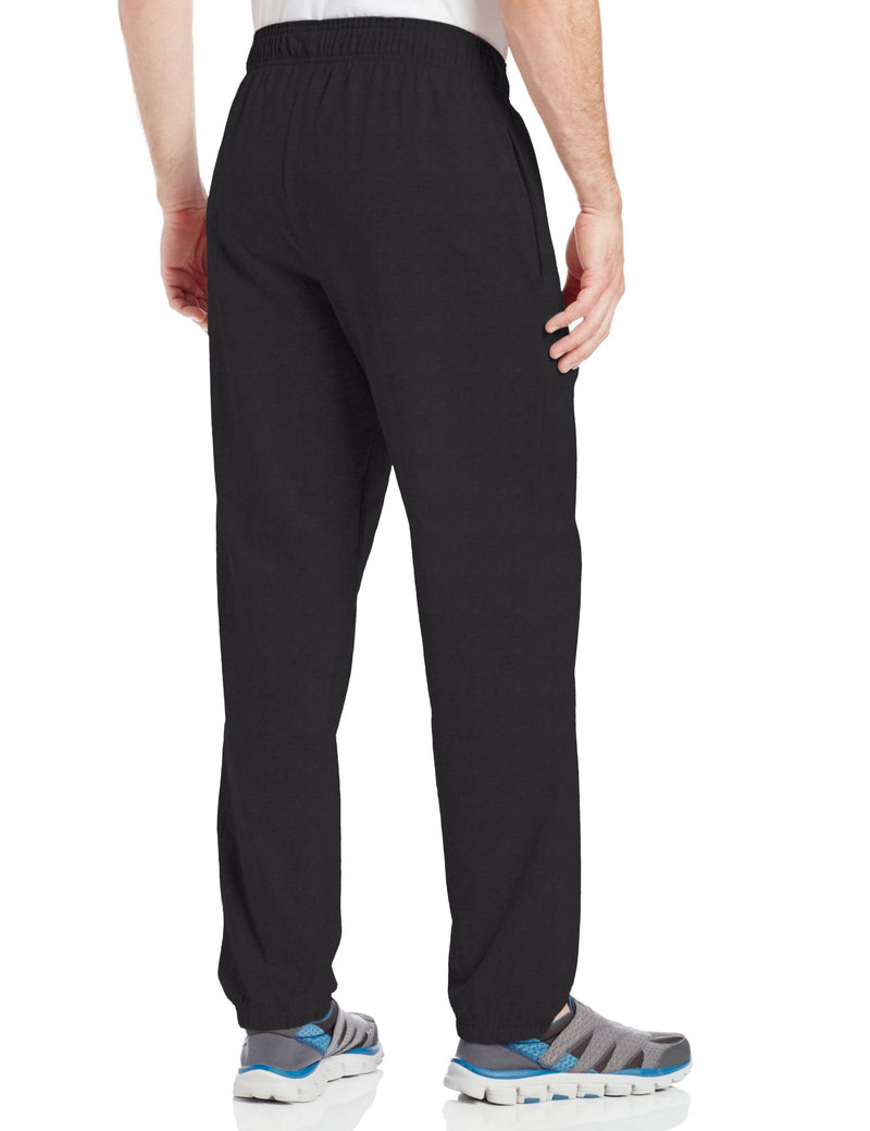 Champion Men's Closed Bottom Light Weight Jersey Jogger Small Black