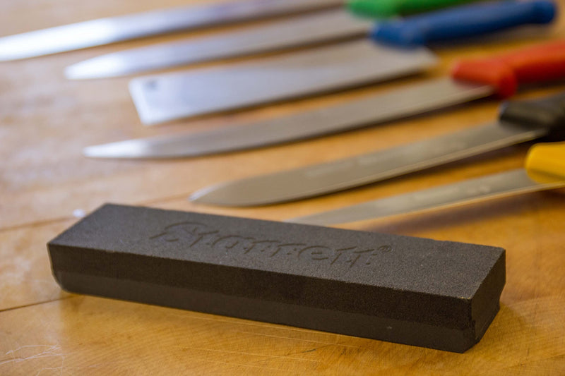 Starrett Sharpening Stone Double Sided 120 and 320 Grit 8" (200mm) - KBKS1, Gray