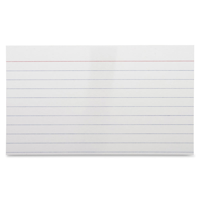 Business Source Paper Pads Index Card, 3"x5" (65259) 3"x5" Ruled