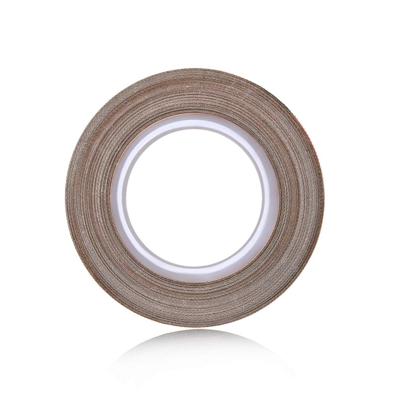 PTFE Coated Fiberglass Telfone Tape,high Temperature Tape;Drying Mechanical Conveyor Belt; Welding Sealing Tape; -196℃ - +300℃ … (Brown, 48mm x 12yards x 0.18mm) Brown2