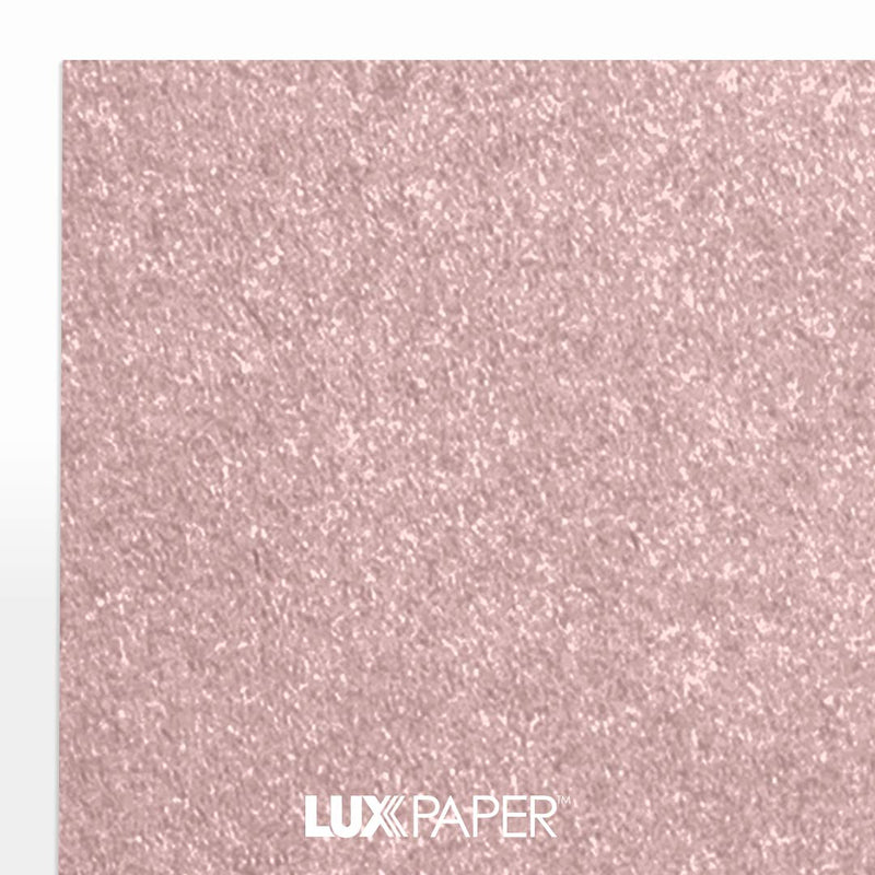 LUXPaper 8.5” x 11” Paper for Crafts and Printing in Misty Rose Metallic - Sirio Pearl®, Scrapbook and Office Supplies, 50 Pack (Rose) 50 Qty. Misty Rose Metallic - Sirio Pearl?