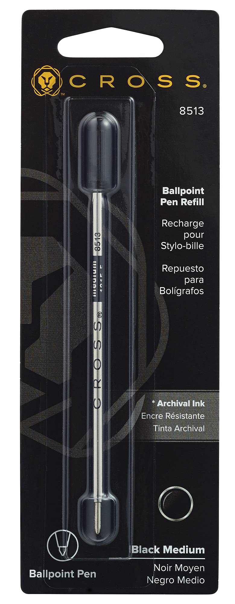 Cross Ball-Point Refill For Standard Cross Ball-Point Pens - Black Medium