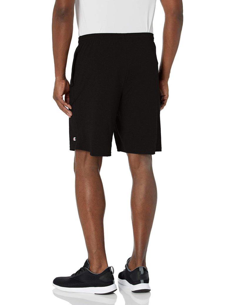 Champion Men's 9" Jersey Short with Pockets Small Black