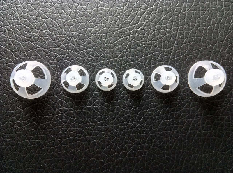 Jungle Care Hearing Aid Ear Piece Open Domes Set 6mm/9mm/12mm (3 Pairs) Comfortable PSAP (Personal Sound Amplifiers Product) Ear Tips Invisible, Perfect for Open Air (Open fit), Except for RIC