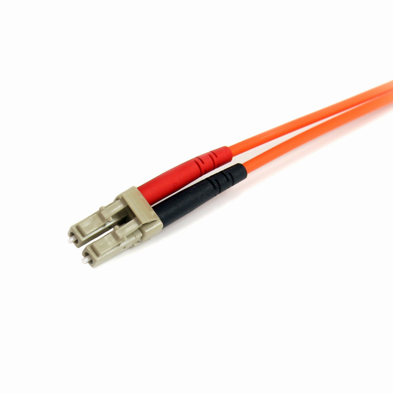 StarTech.com 3m Fiber Optic Cable - Multimode Duplex 62.5/125 - LSZH - OM1 - LC to ST Cat6 Patch Cable (FIBLCST3)