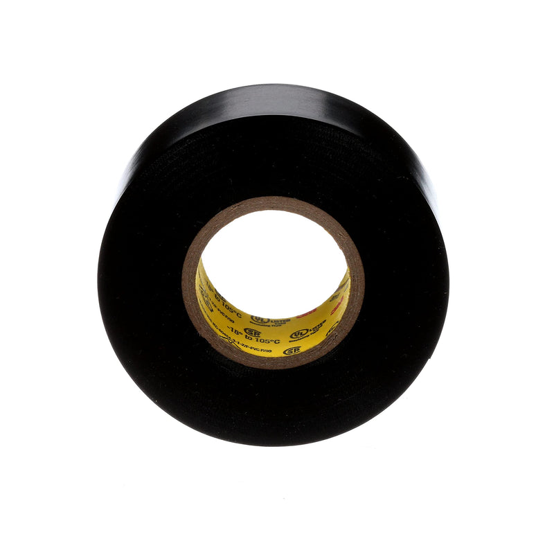 Scotch Super 33+ Electrical Tape, 3/4 in x 12-1/2 yd, Black, 1-Roll