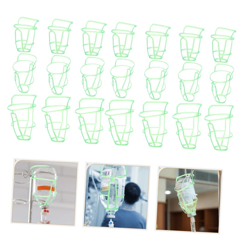 Healifty 36 pieces hanging for infusion bottle, reusable saline solution bottle cage, hanging infusion bottle nets, infusion bottle covers, professional infusion net