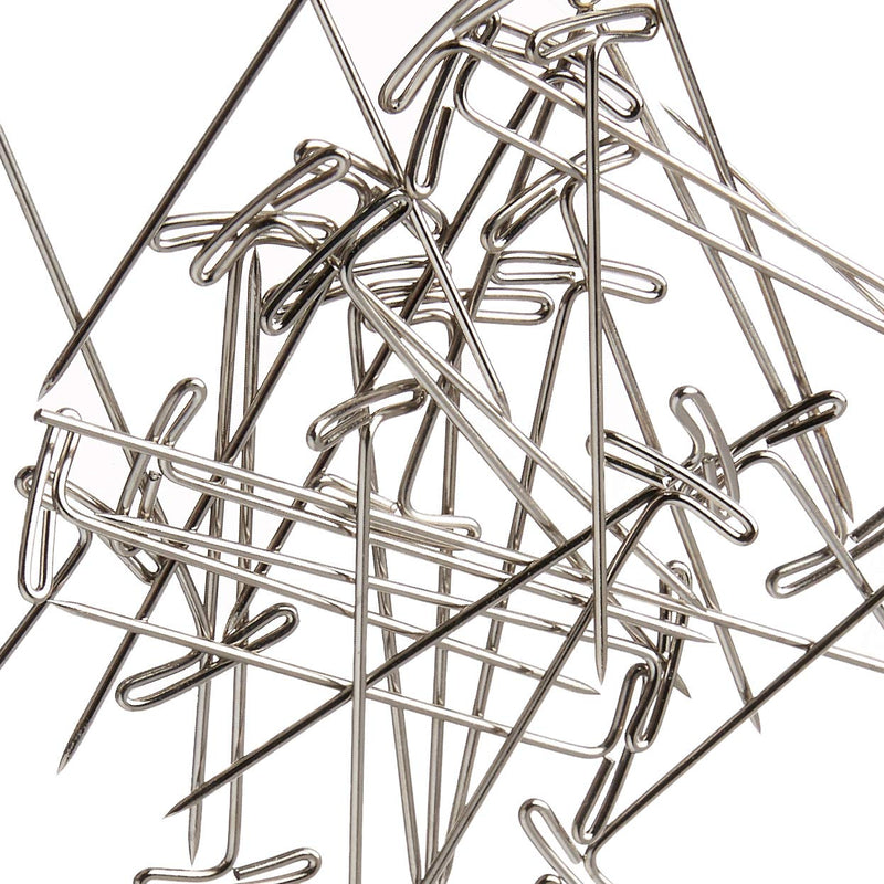 Dritz 2" T-Pins, 100-Pack, Nickel, 100