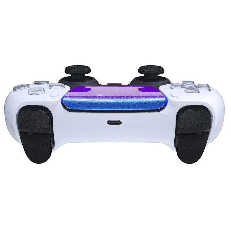 eXtremeRate Chameleon Purple Blue Replacement Touchpad Cover for PS5 Controller, Custom Part Touch Pad with Tool for PS5 Controller - Controller NOT Included