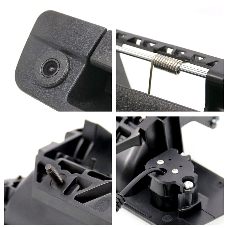Tailgate Handle Backup Camera Rear View Compatible with 2009-2017 Dodge Ram 1500 2500 3500ï¼ˆRCA Connectorï¼‰